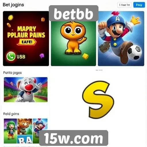 Variedade de jogos disponíveis no betbb